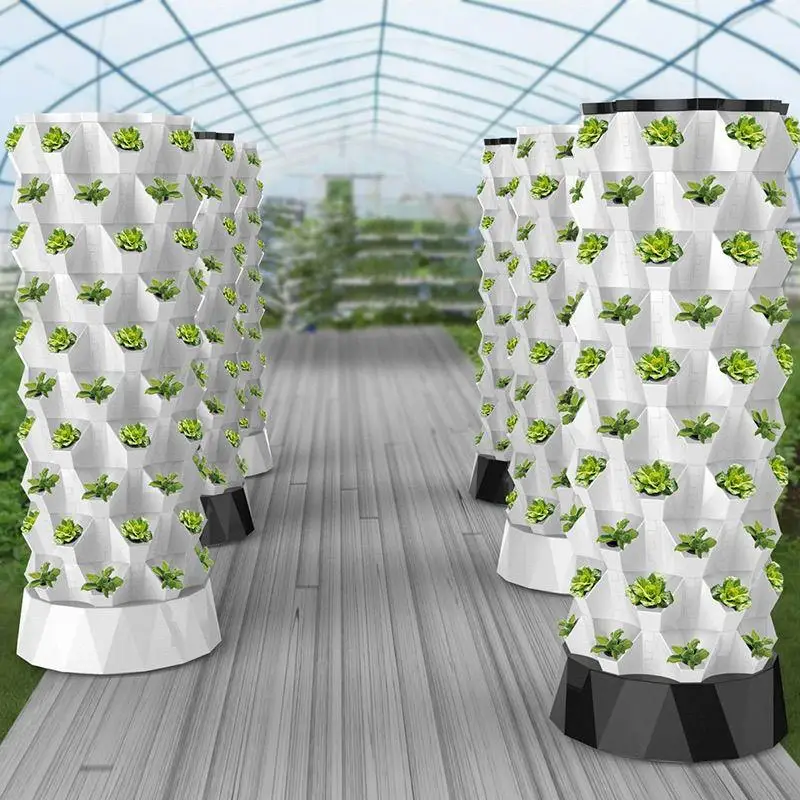 Hydroponic Tower - 수직형 수경 재배 타워, 파인애플 모양의