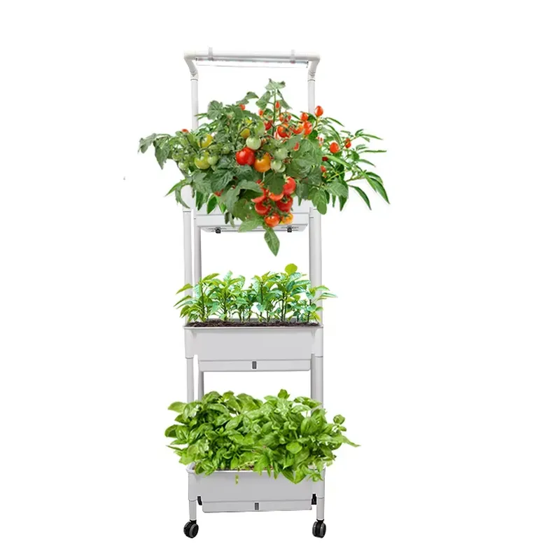 이동식 수직형 3단 자동 급수 스마트 정원 화분 스탠드 - Self Watering Planter 리뷰 및 가격