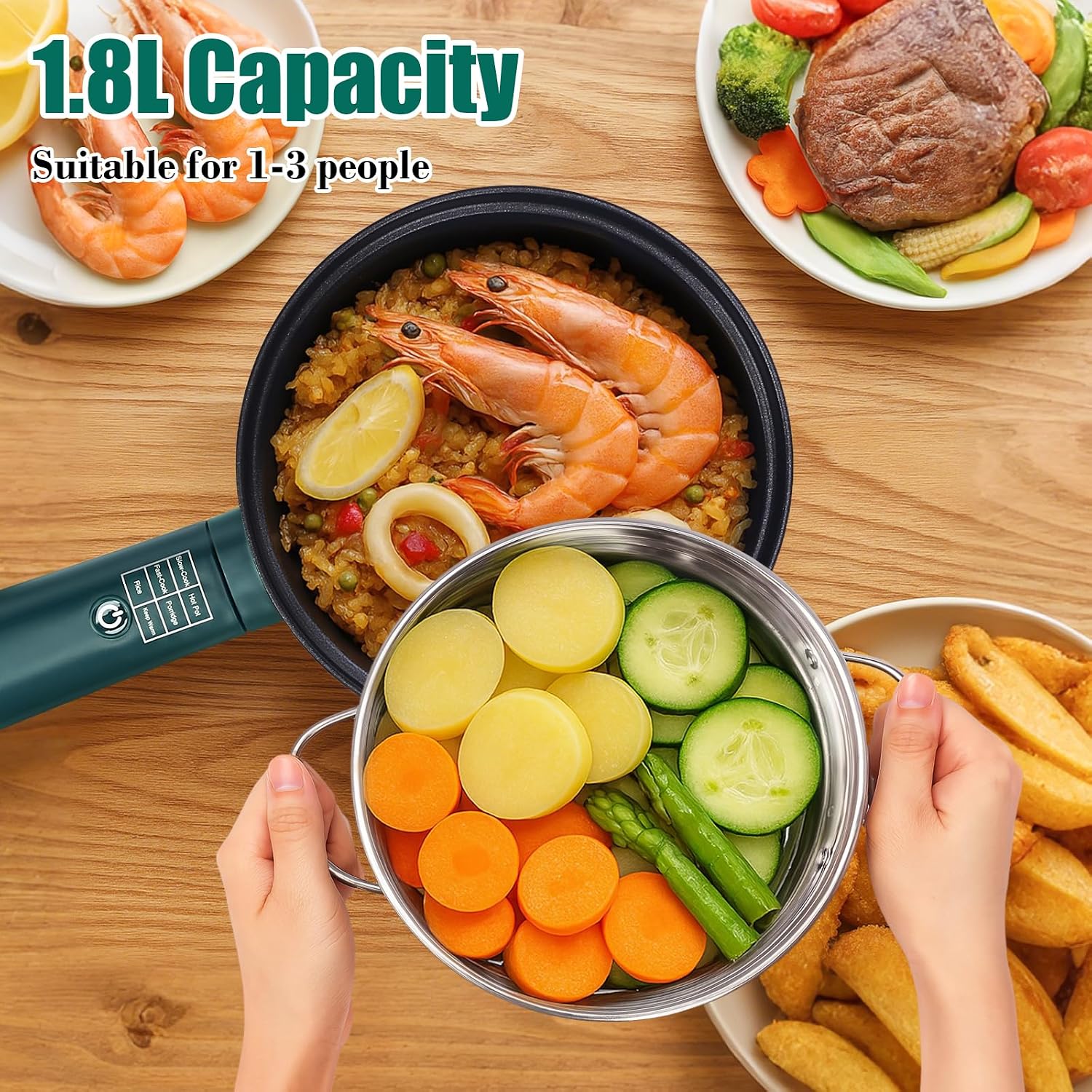 2026년형 업그레이드 핫팟 전기찜기, 6가지 스마트  - Smart Pot 리뷰 및 가격