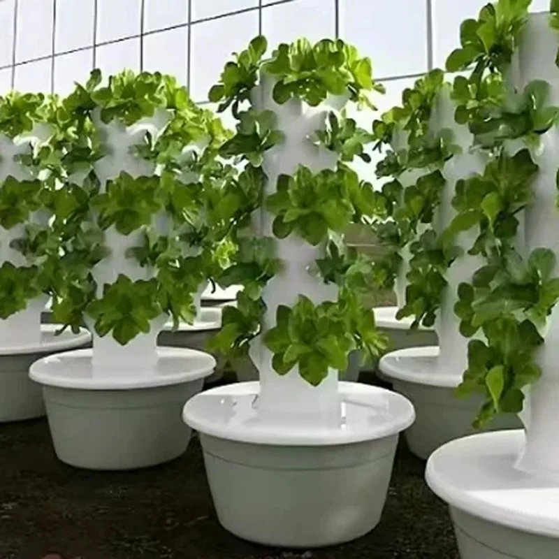 9단계 수경 재배 키트 시스템, 발코니용 재배 선반,  - Hydroponic Tower 리뷰 및 가격