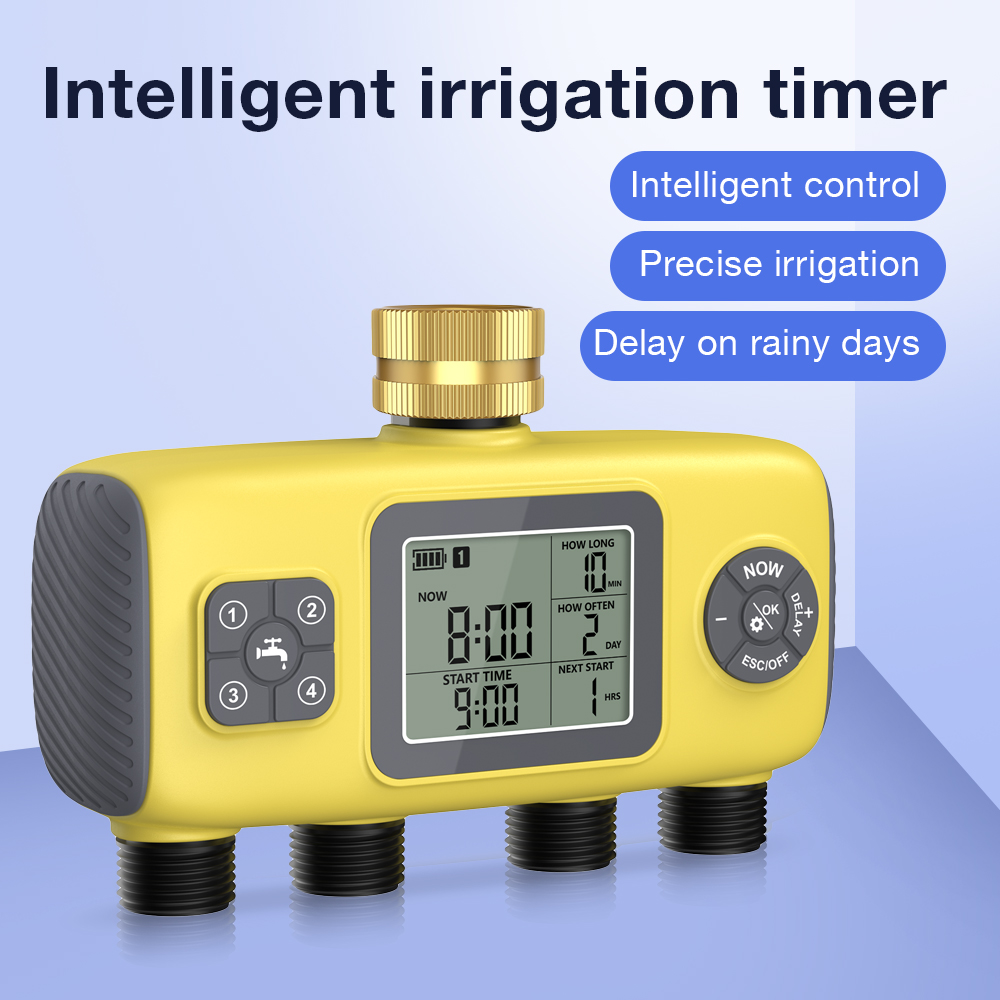 공장 도매 신규 디자인 디지털 워터 타이머 정원용 4구 - Automatic Watering 리뷰 및 가격