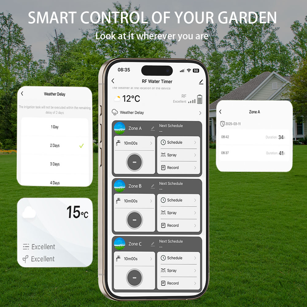 Tuya Wifi+RF433 3구 워터 타이머 정원용  - Smart Garden Kit 리뷰 및 가격